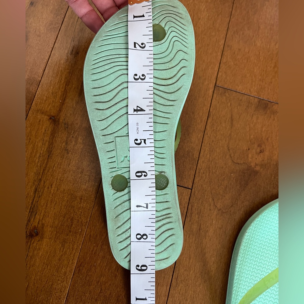 Reef Escape Lux jelly flip flops Resort Summer size 5 vintage 2010s beach sandal - Picture 4 of 6